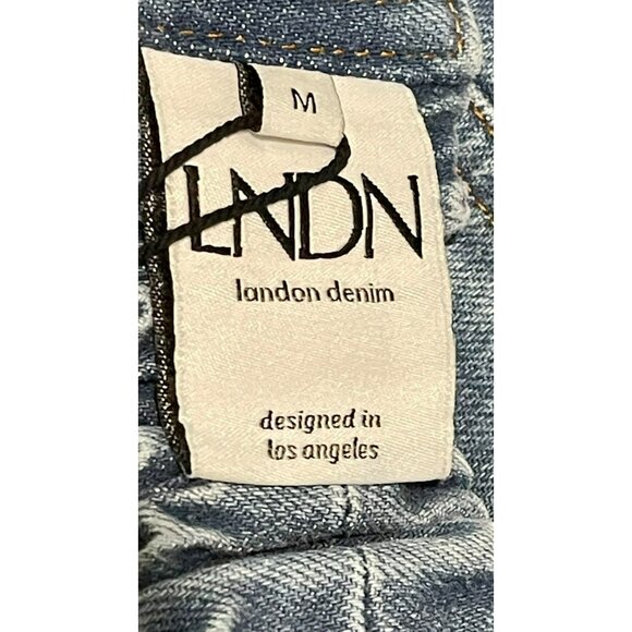 London Denim Triangle Bralette Top Medium Wash Size Medium NWT - Picture 5 of 5